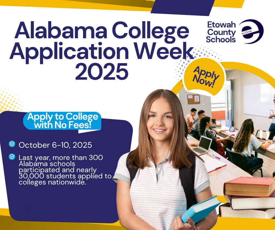 Alabama College Application Week 2025